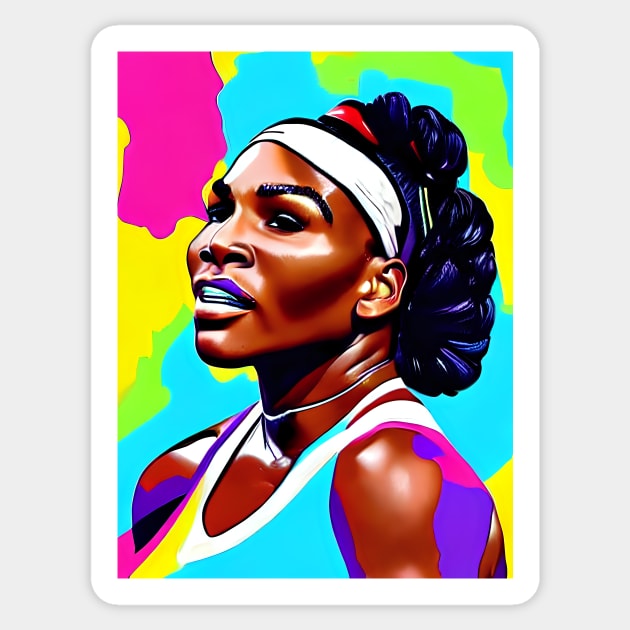 Serena Williams Sticker by Sobalvarro